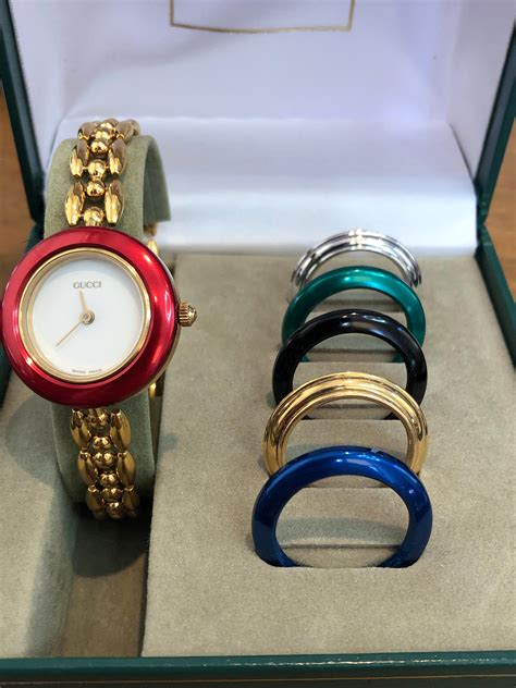 gucci replacement watch bands|gucci watch interchangeable rings price.